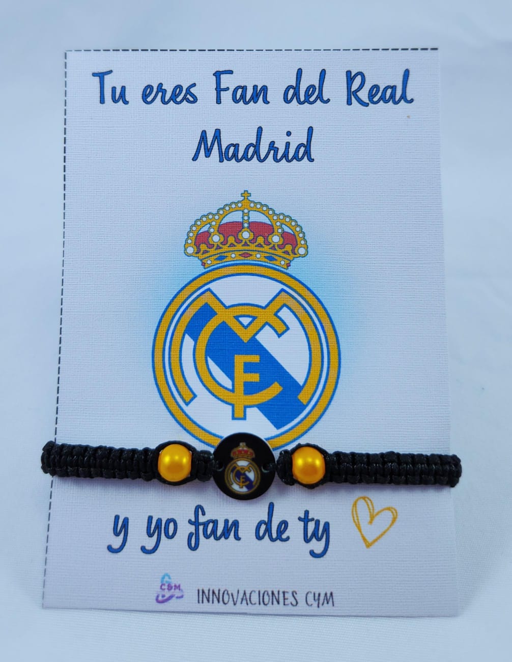 PULSERA DEL REAL MADRID CON CARTA P29